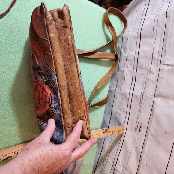 Hand Painted Collector Purse ANUSCHKA Leather - Picture 13 of 16